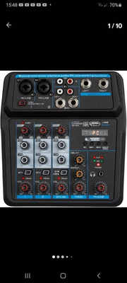 Mini Mixer , multi función PC interface Mixing Consola . 1 background