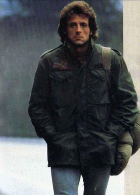 Campera Parka militar M65 tipo Alpha 4 background